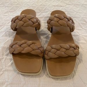 Bernardo braided platform sandals
